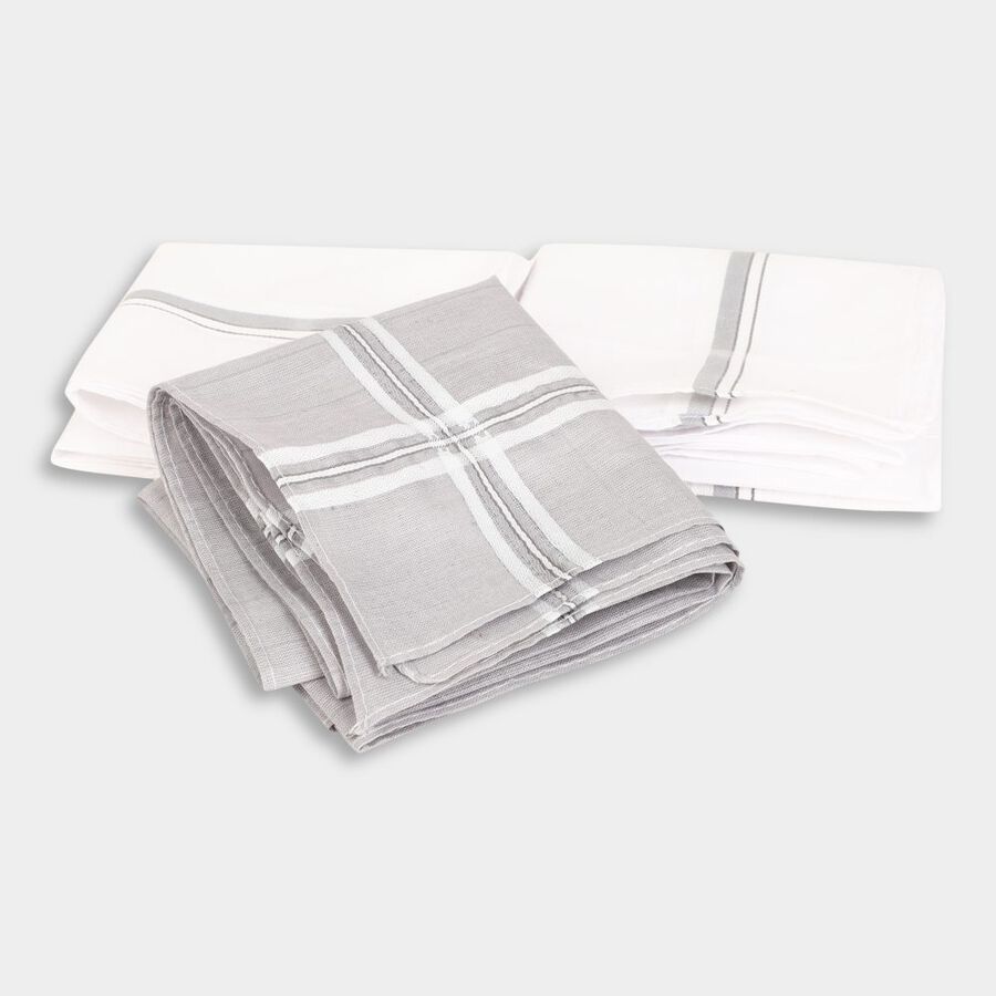 Men's Hanky, Dark Grey, large image number null