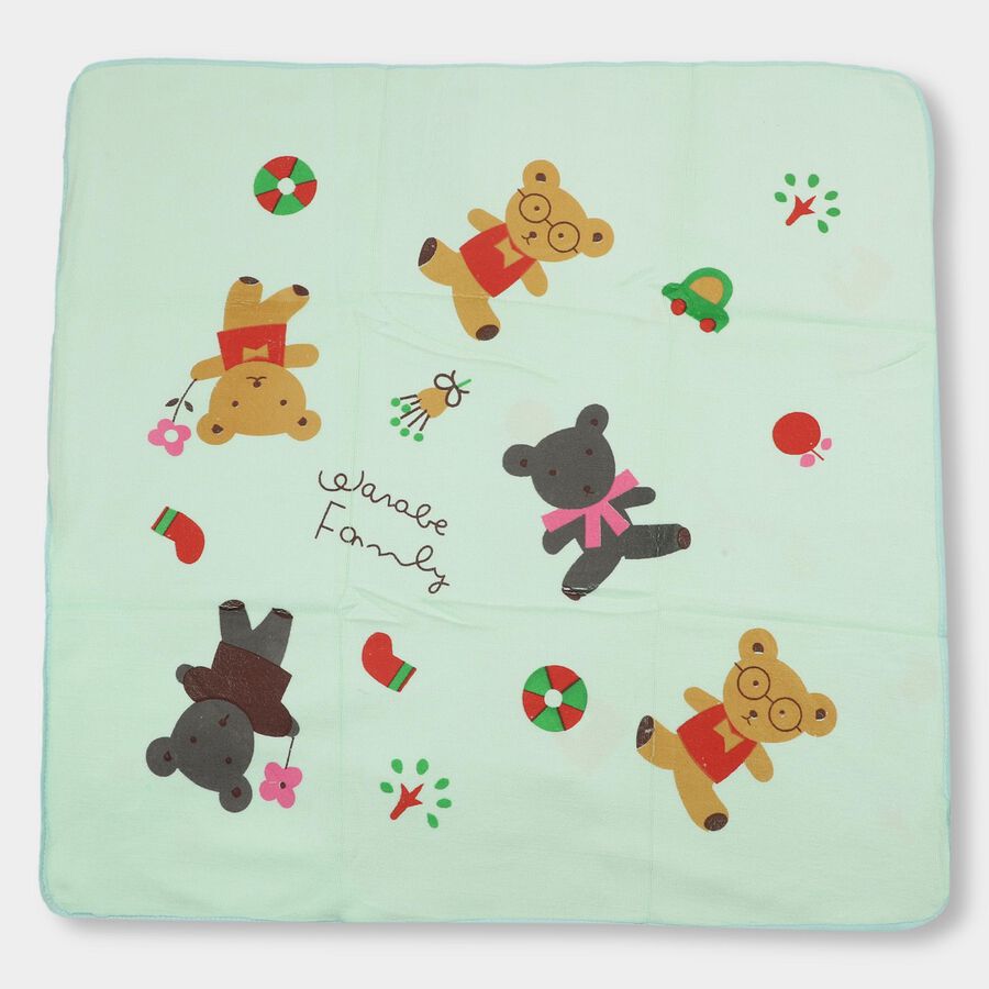 Infants' 100% Cotton Towel, Light Green, large image number null