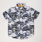 Boys' Casual Shirt, White, small