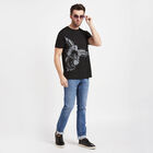 Round Neck T-Shirt, Black, small image number null