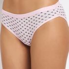 Ladies' 100% Cotton Panty, Light Pink, small