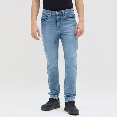 Men's Light Blue Skinny Fit Jeans