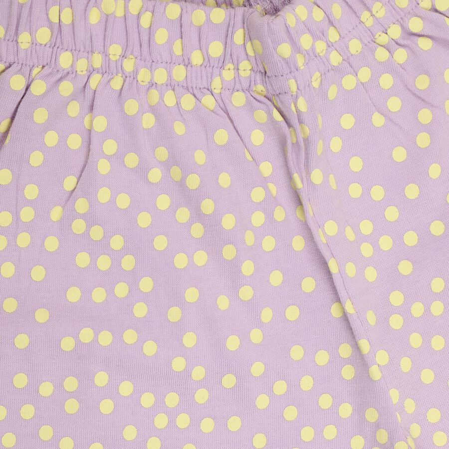 Girls' 100% Cotton Capri Set, Yellow, large image number null