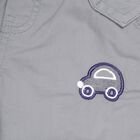 Infants Cotton Solid Trousers, Light Grey, small image number null