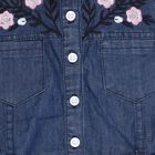 Girls' Frock , गहरा नीला, small image number null