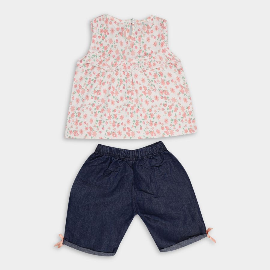Infants' 100% Cotton Top Skirt, लाल, large image number null