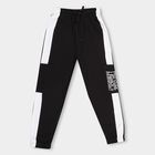 Girls' Black Jogger Pyjama, Black, small