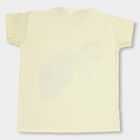 Girls' Bright Yellow Crew Neck Casual T-Shirt, Yellow, small image number null