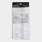 Men's Assorted Colors Striped Pack of 3 Handkerchief, हल्का ग्रे, small