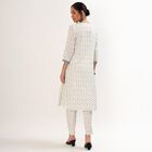 Women's Eggshell White Embroidered Ethnic Set, Off White, small image number null