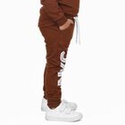 Boys' Rich Chocolate Brown Graphic Printed Pyjama, मरून, small image number null