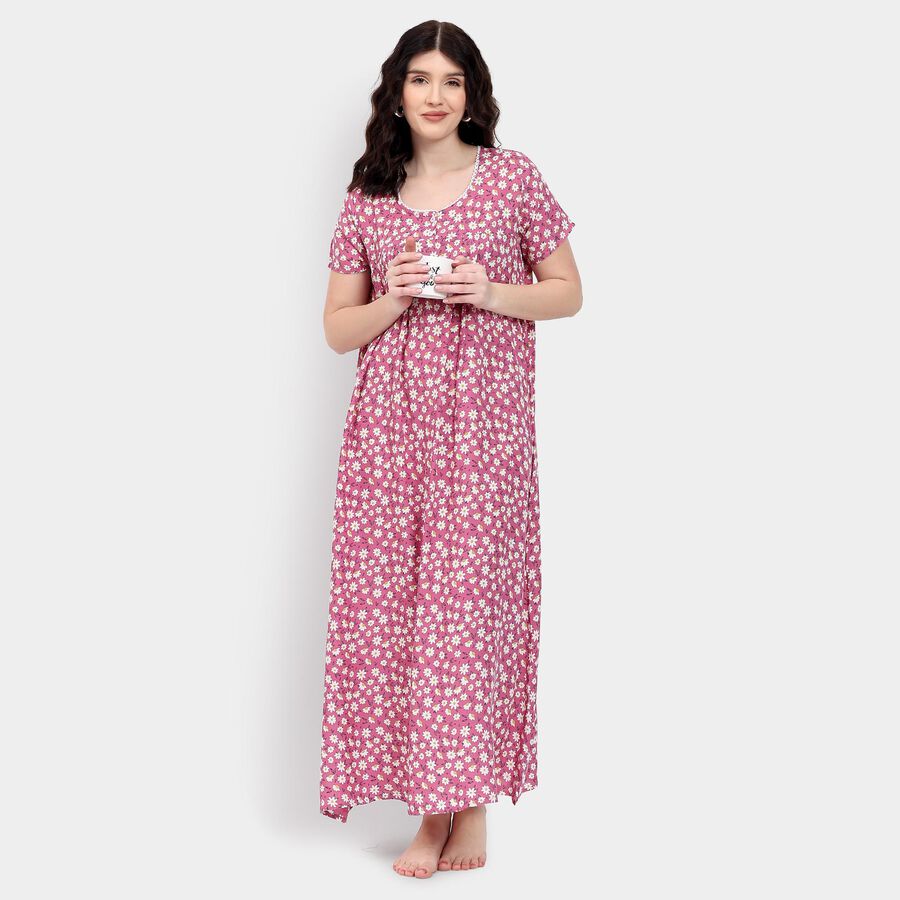 Ladies' Nighty , Pink, large image number null