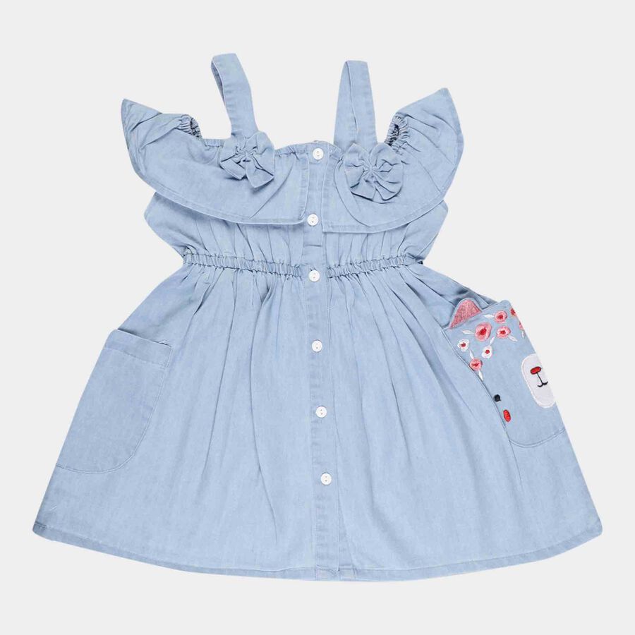 Embellished Frock, Light Blue, large image number null