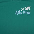 Boys' Half Sleeves T-Shirt, गहरा हरा, small