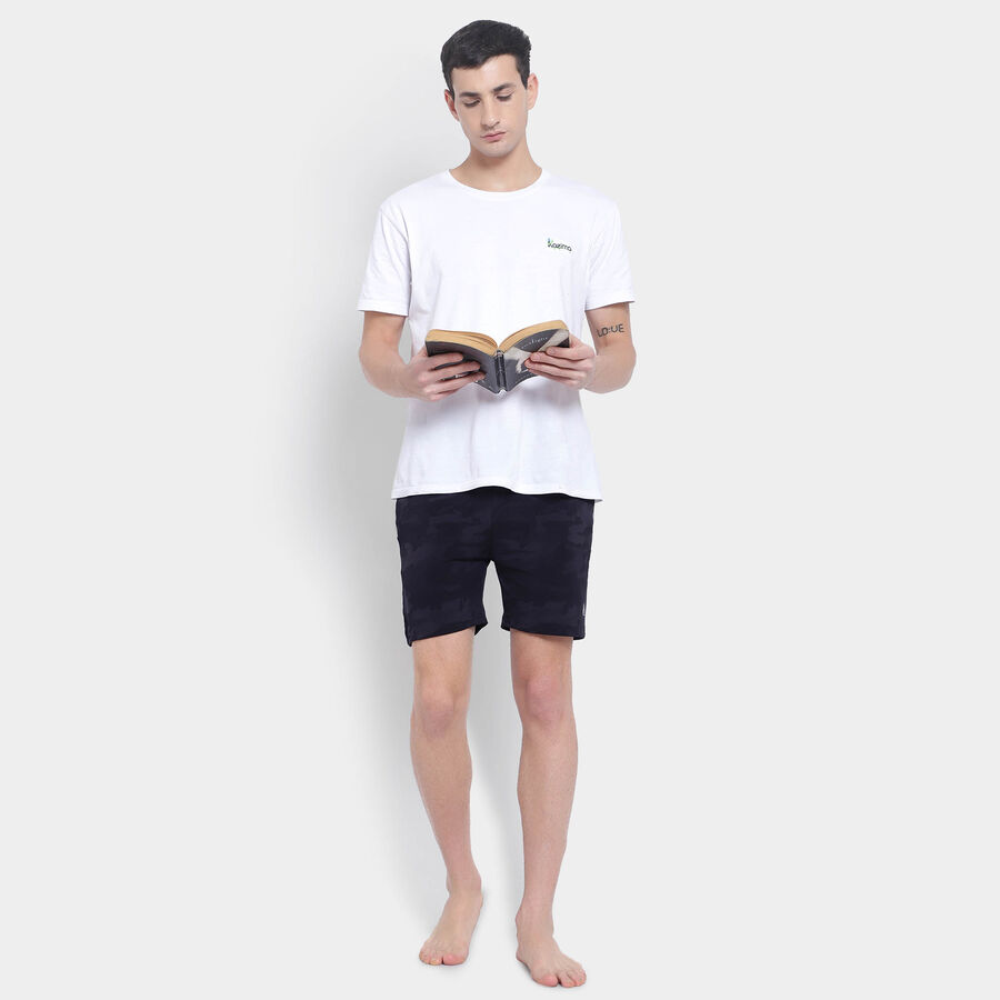 All Over Print Bermuda, Navy Blue, large image number null