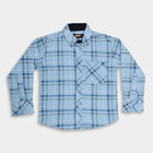 Boys' Cotton Casual Shirt, Light Blue, small image number null