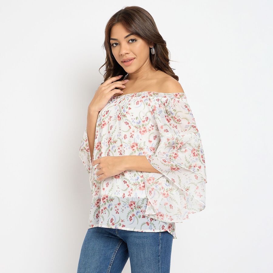 Ladies' Top, ऑफ व्हाइट, large image number null