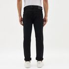 Men's Jet Black Slim Fit Jeans, Black, small image number null