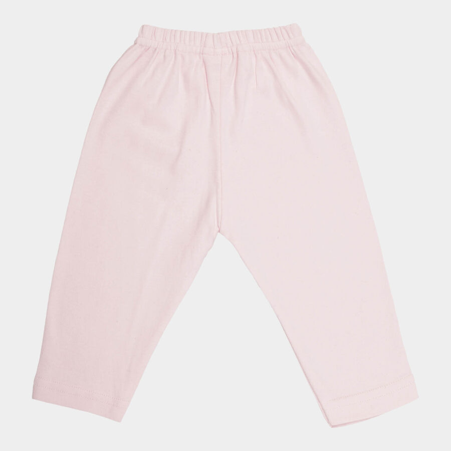Infants Cotton Printed Pyjama, Pink, large image number null