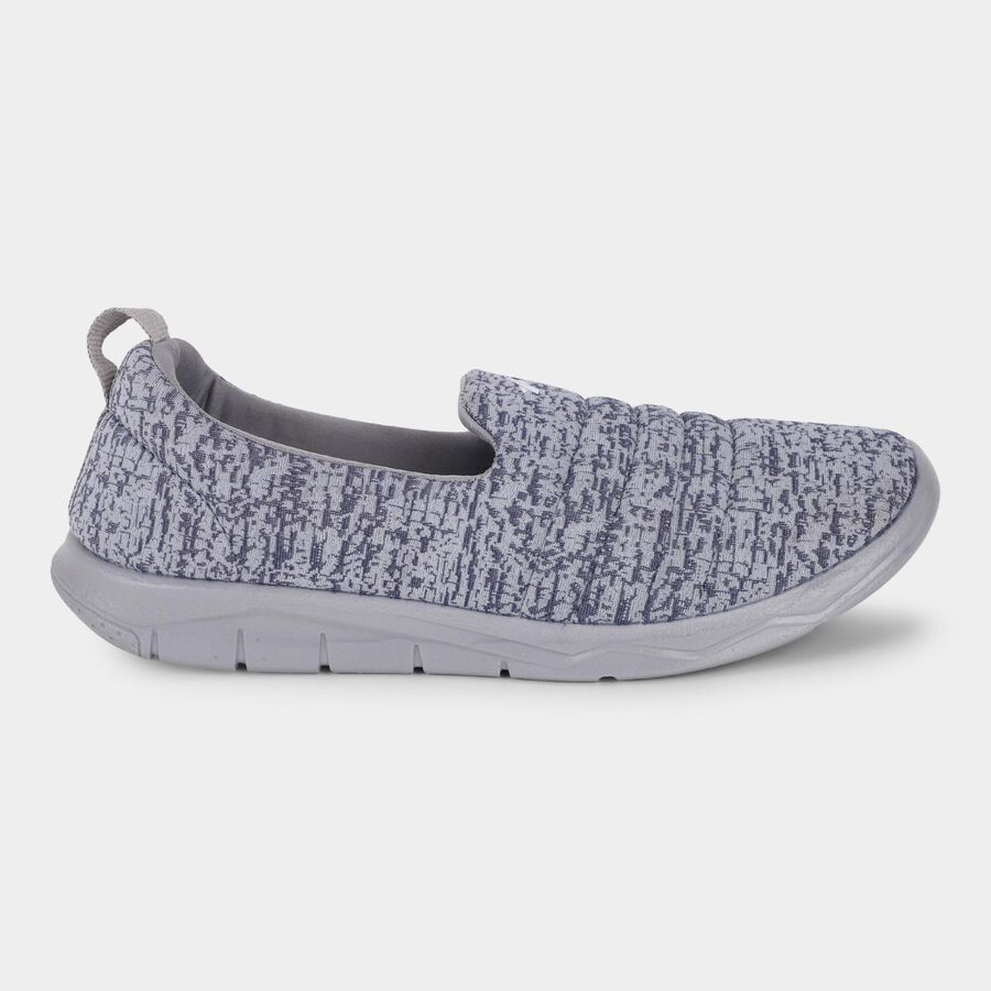 Women's Muted Slate Grey Slip-On Casual Shoes, Grey, large image number null