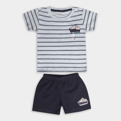 Infant Boys' 100% Cotton Baba Suit 