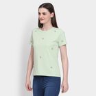 Ladies' 100% Cotton Top, Light Green, small image number null