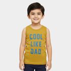 Infants' Vest, Yellow, small