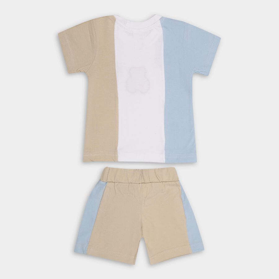 Infant Boys' 100% Cotton Baba Suit , गहरा पीला, large image number null