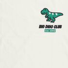 Boys' Half Sleeves T-Shirt, ऑफ व्हाइट, small