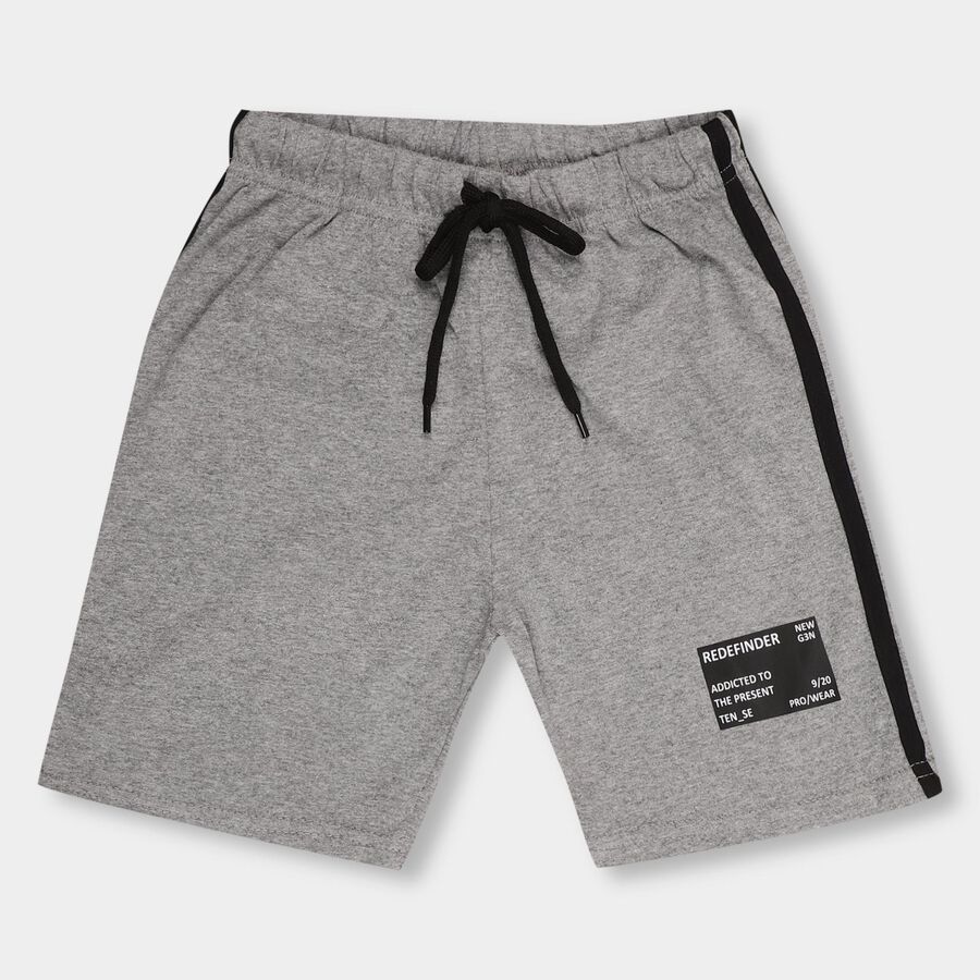 Boys' Bermudas, मिश्रित मध्यम ग्रे, large image number null
