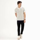 Men's Collared Half Sleeves T-Shirt , गहरा पीला, small image number null