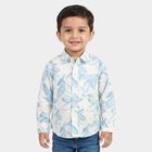Boys Light Blue Cotton Casual Shirt, हल्का नीला, small