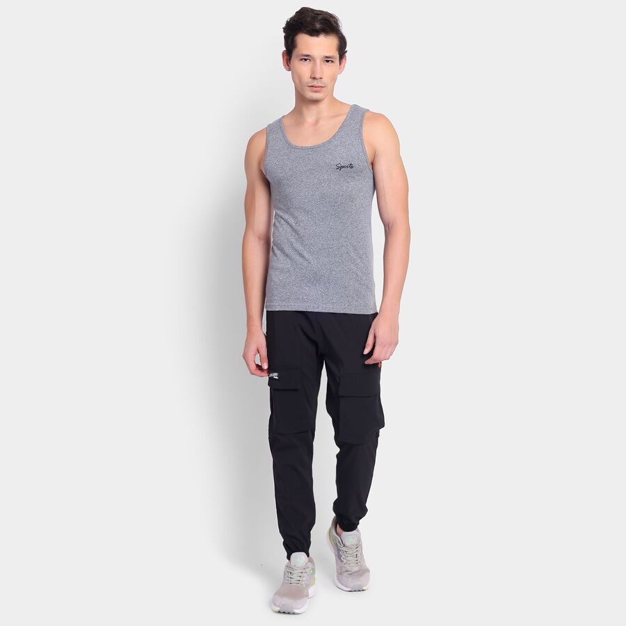 Men's Gym T-Shirt, Melange Light Grey, large image number null