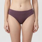 Women Purple Regular Fit Panty, Purple, small