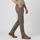 Men's Brown Slim Fit Solid Jeans, भूरा, small