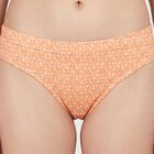 Women's Peach Cotton Brief Panty, पीच, small