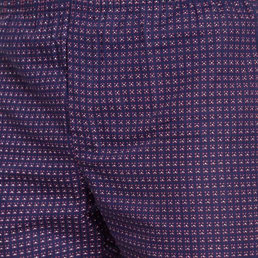 Cotton Printed Boxers, Navy Blue, large image number null