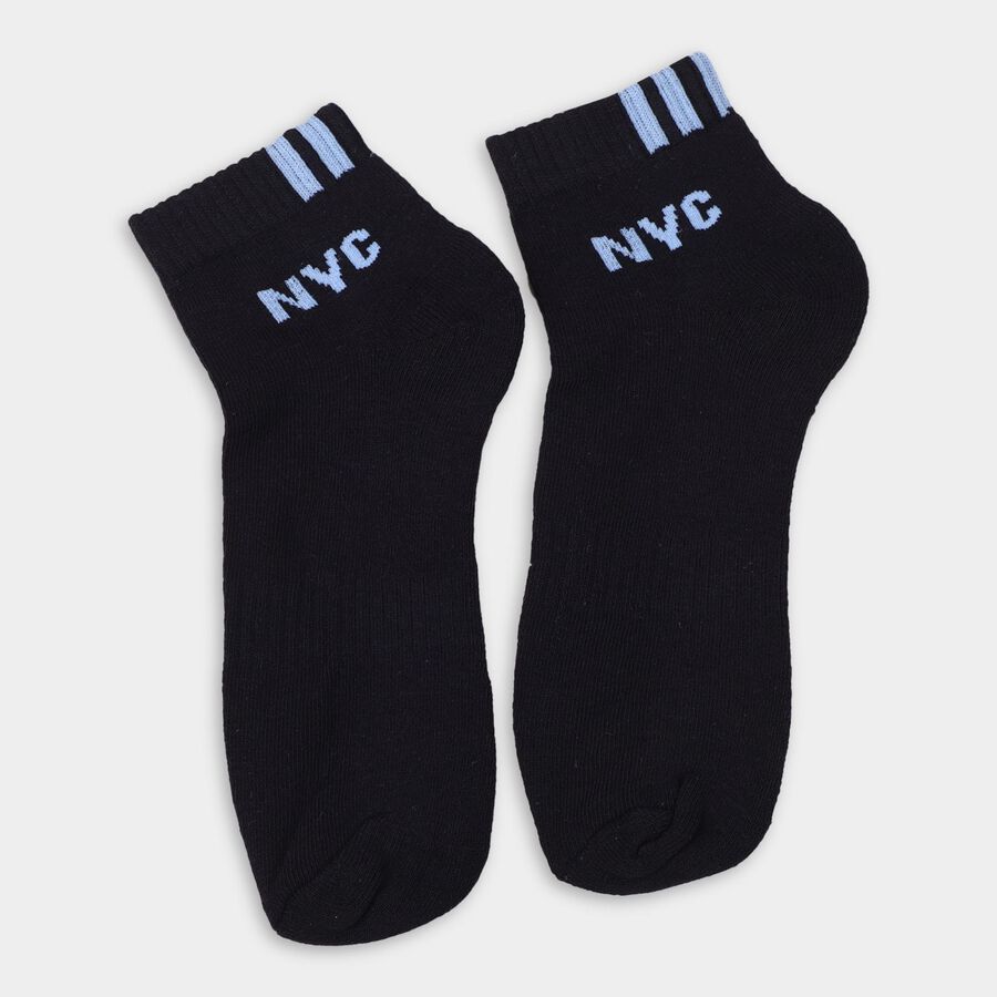 Men's Socks (Pack of 2), Navy Blue, large