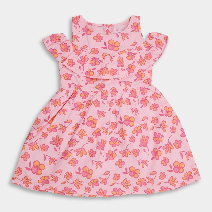 Girls' Frock , Pink, large image number null