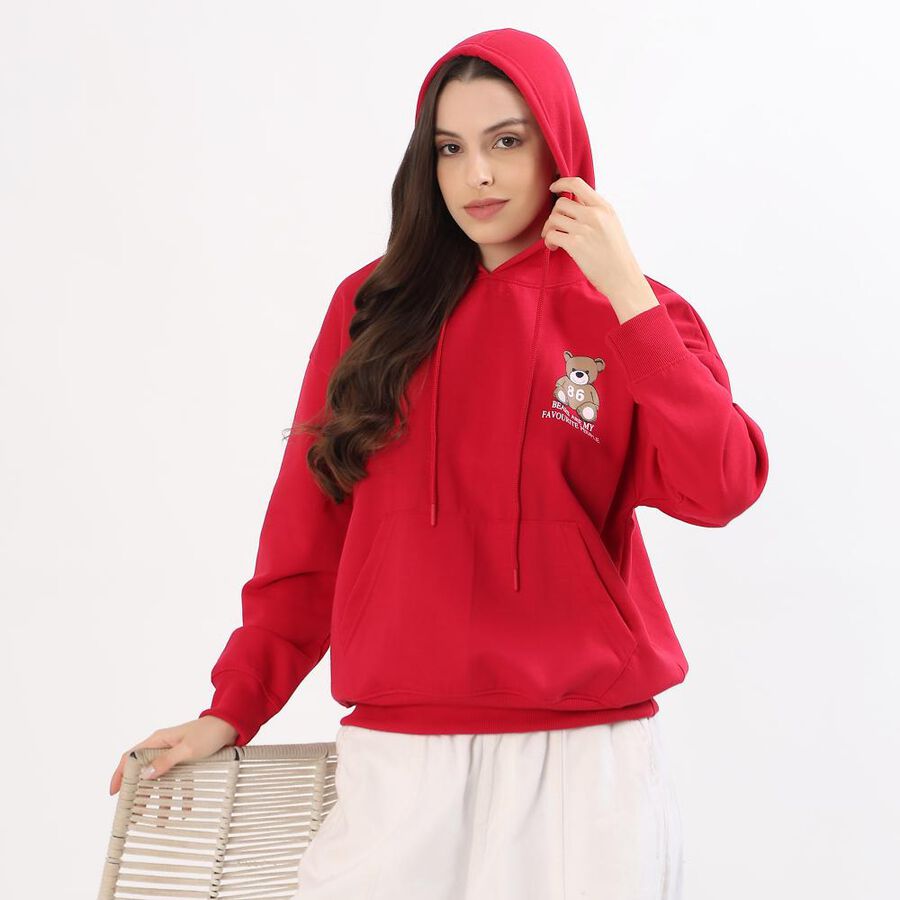Ladies' Sweatshirt, रानी (फ्यूशिया), large image number null