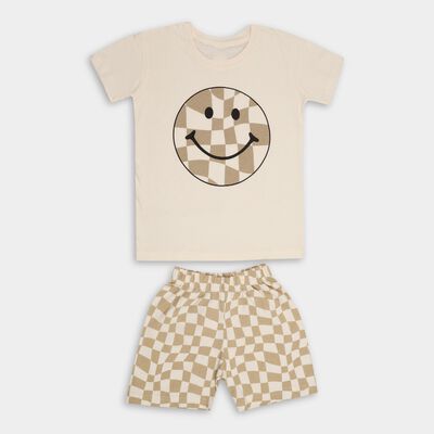 Boys' 100% Cotton Knit Baba Suit 