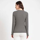 Stripes Top, Black, small image number null