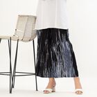 Women's Black Printed Wide-Leg Palazzos, काला, small image number null