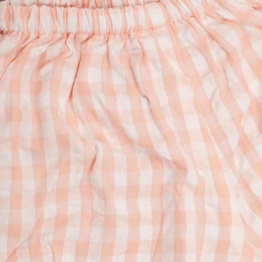 Infant Girls' 100% Cotton Short Set, Peach, large