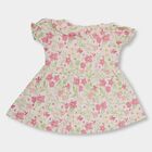 Infant Girls' 100% Cotton Collar Frock , Light Pink, small image number null