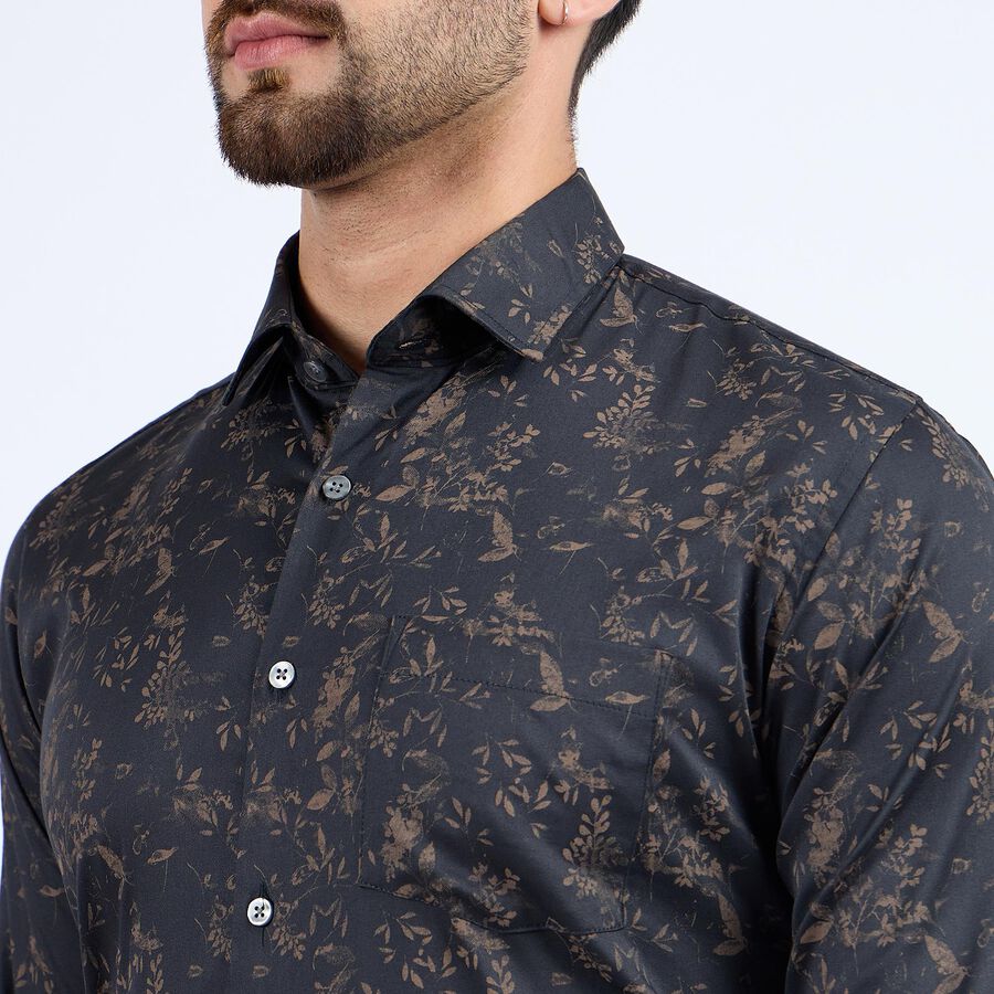 Men's Formal Shirt , Black, large image number null