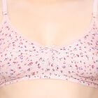 Ladies' 100% Cotton Bra , Peach, small image number null