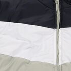 Boys Light Sage Green and Navy Hooded Puffer Jacket, हल्का हरा, small image number null