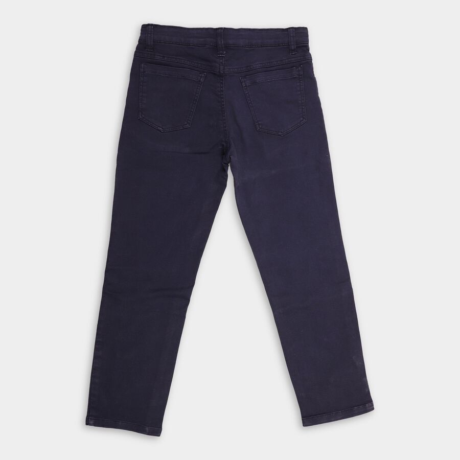 Boy's Trousers, Navy Blue, large image number null