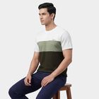 Men's Green Round Neck Classic T-Shirt, Light Green, small